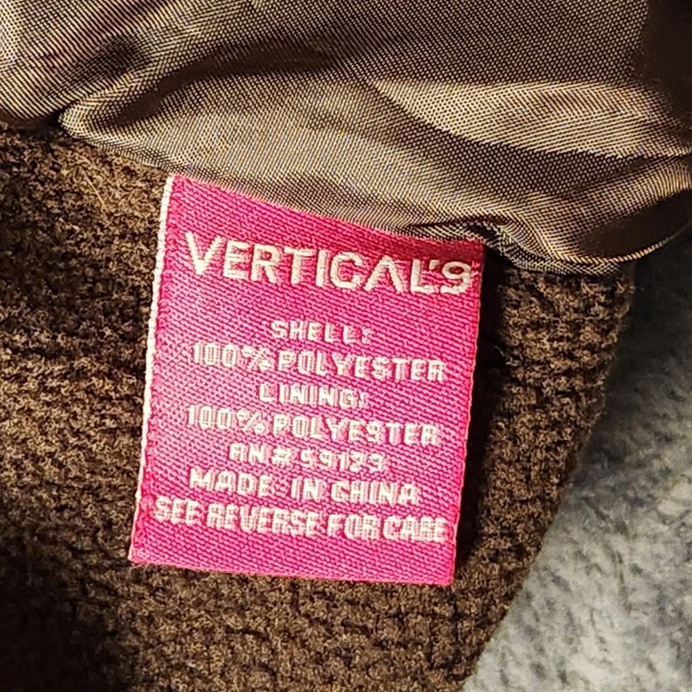 Vertical 9 Girls Size 16 1/2 Plus Aqua Blue Hooded Puffer Jacket Winter Snow Coa